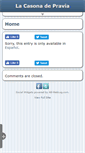 Mobile Screenshot of lacasonadepravia.com